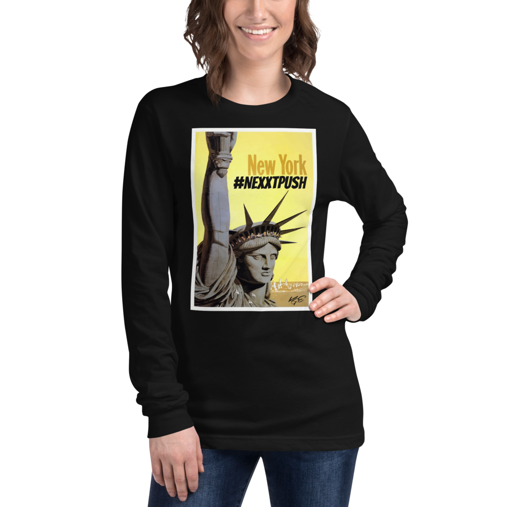 #Nextpush - Vintage New York | Soft-Fit Long Sleeve Tee