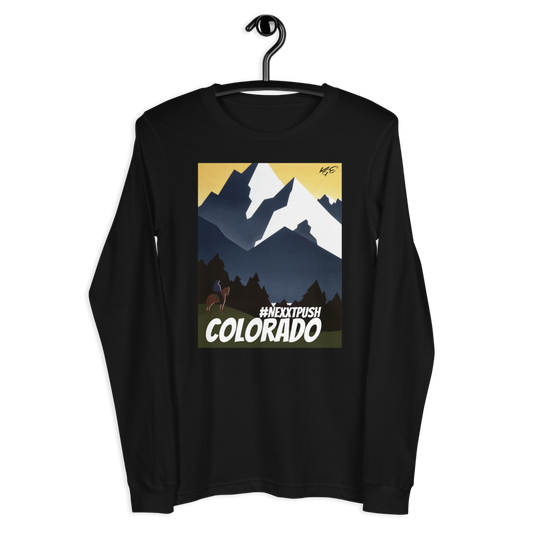 #Nextpush - Vintage Colorado | Soft-Fit Long Sleeve Tee