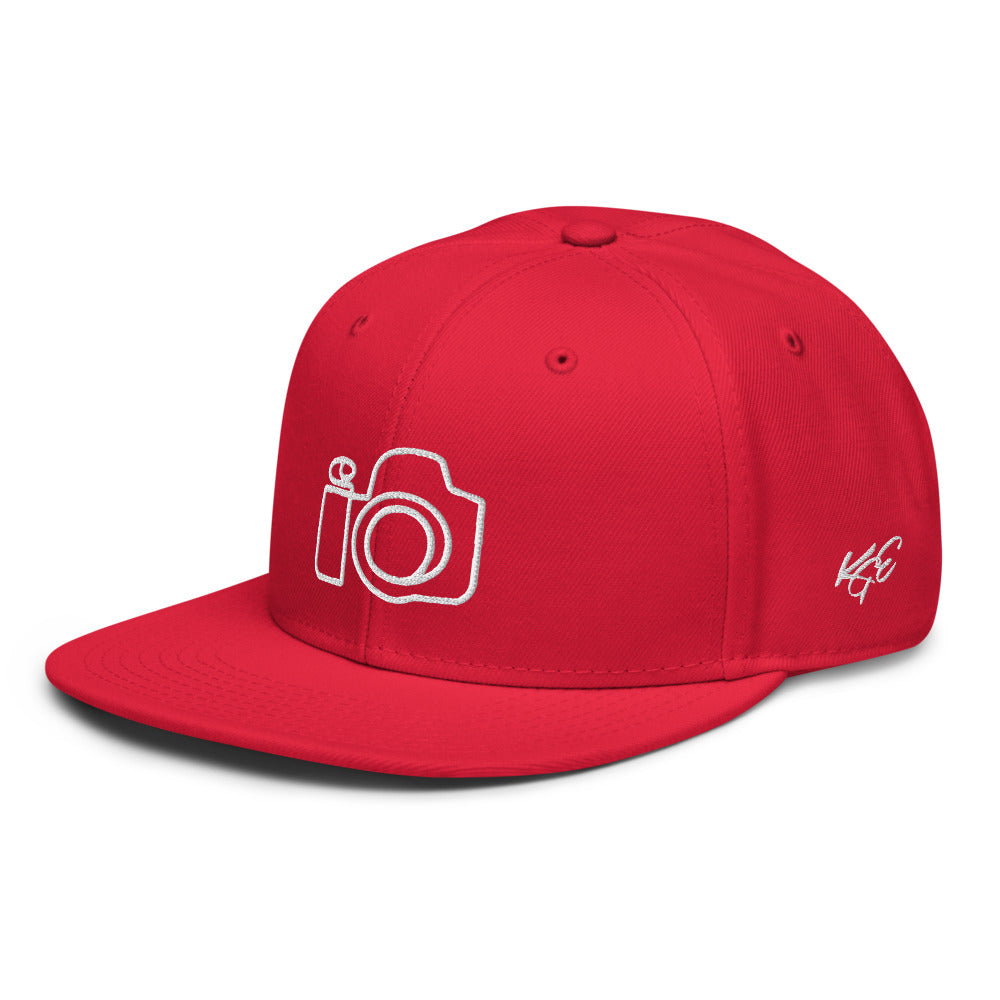 (New) KGE Photography Embroidered Camera OTTO Snapback Hat
