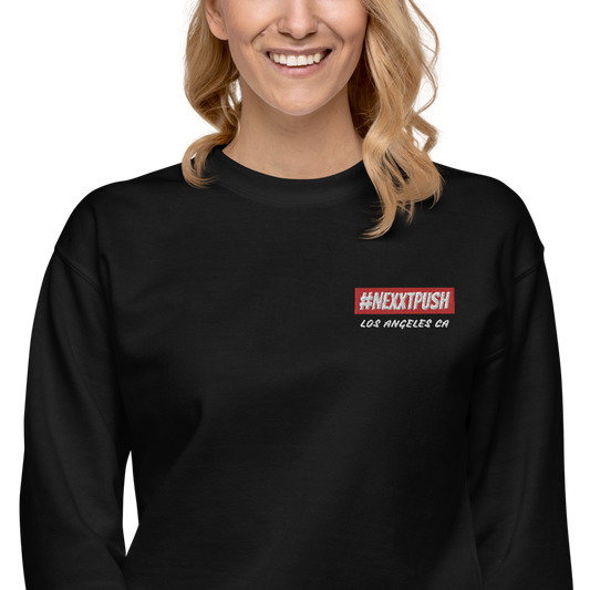 (New) #Nexxtpush Los Angeles Embroidered Unisex Fleece Pullover