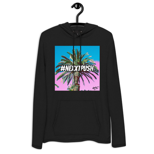 (NEW) Cotton Candy Palm Tree Unisex Lightweight Hoodie