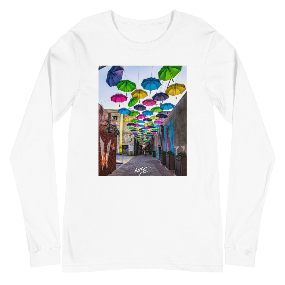 KGE Photography - Umbrella Alley | Soft-Fit Long Sleeve Tee