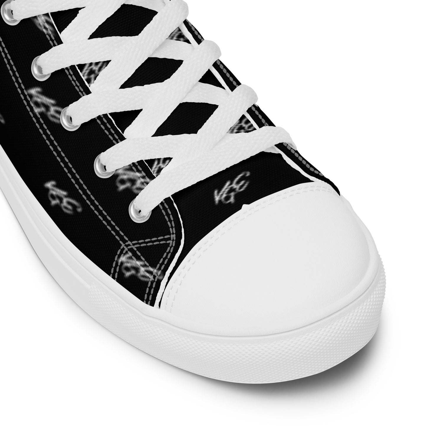 (New) KGE Unltd Black 24's Men’s high top canvas shoes