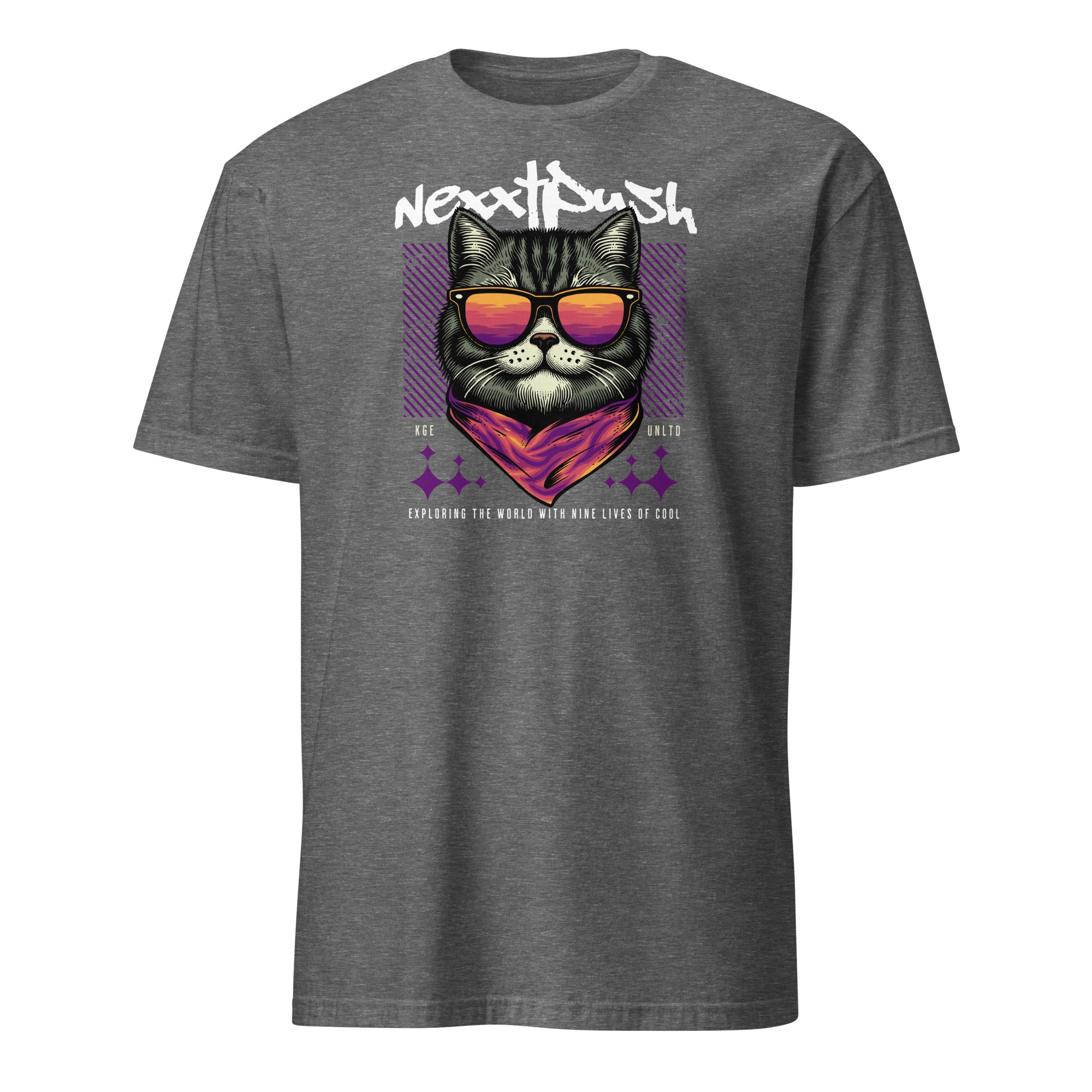 New) #Nexxtpush - Cool Cat | Softstyle Tee V1 – KGE Lifestyles Supply