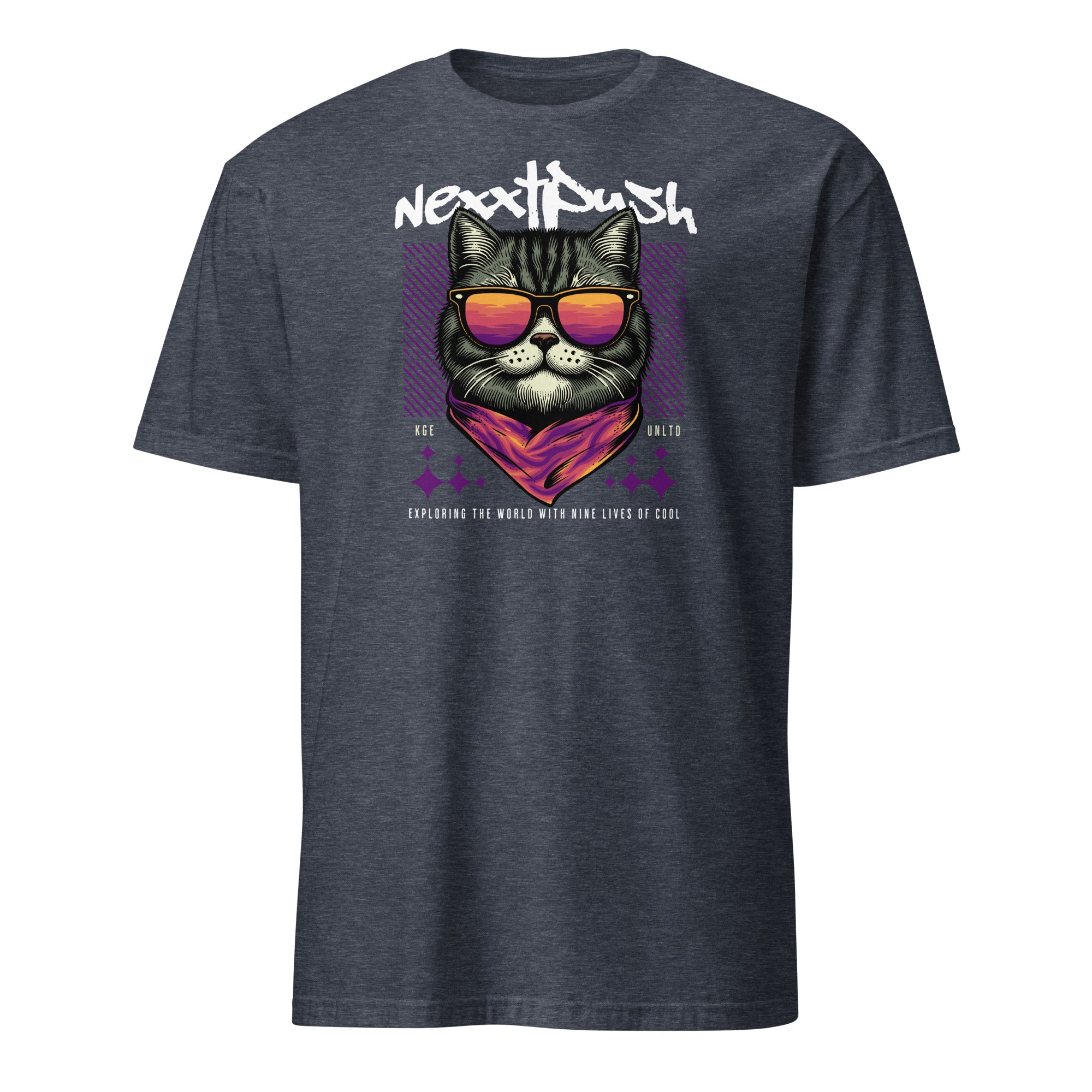 New) #Nexxtpush - Cool Cat | Softstyle Tee V1 – KGE Lifestyles Supply