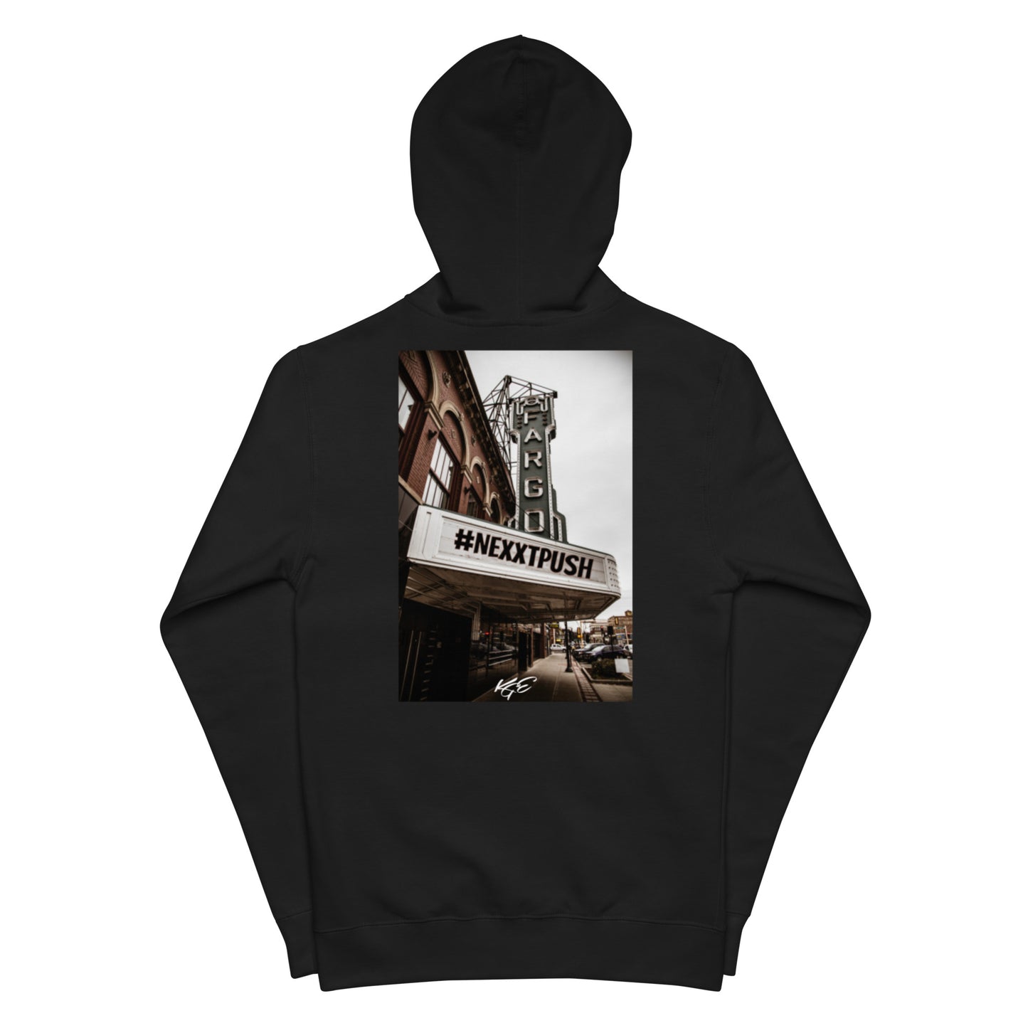 #Nexxtpush Fargo independent Unisex fleece zip up hoodie