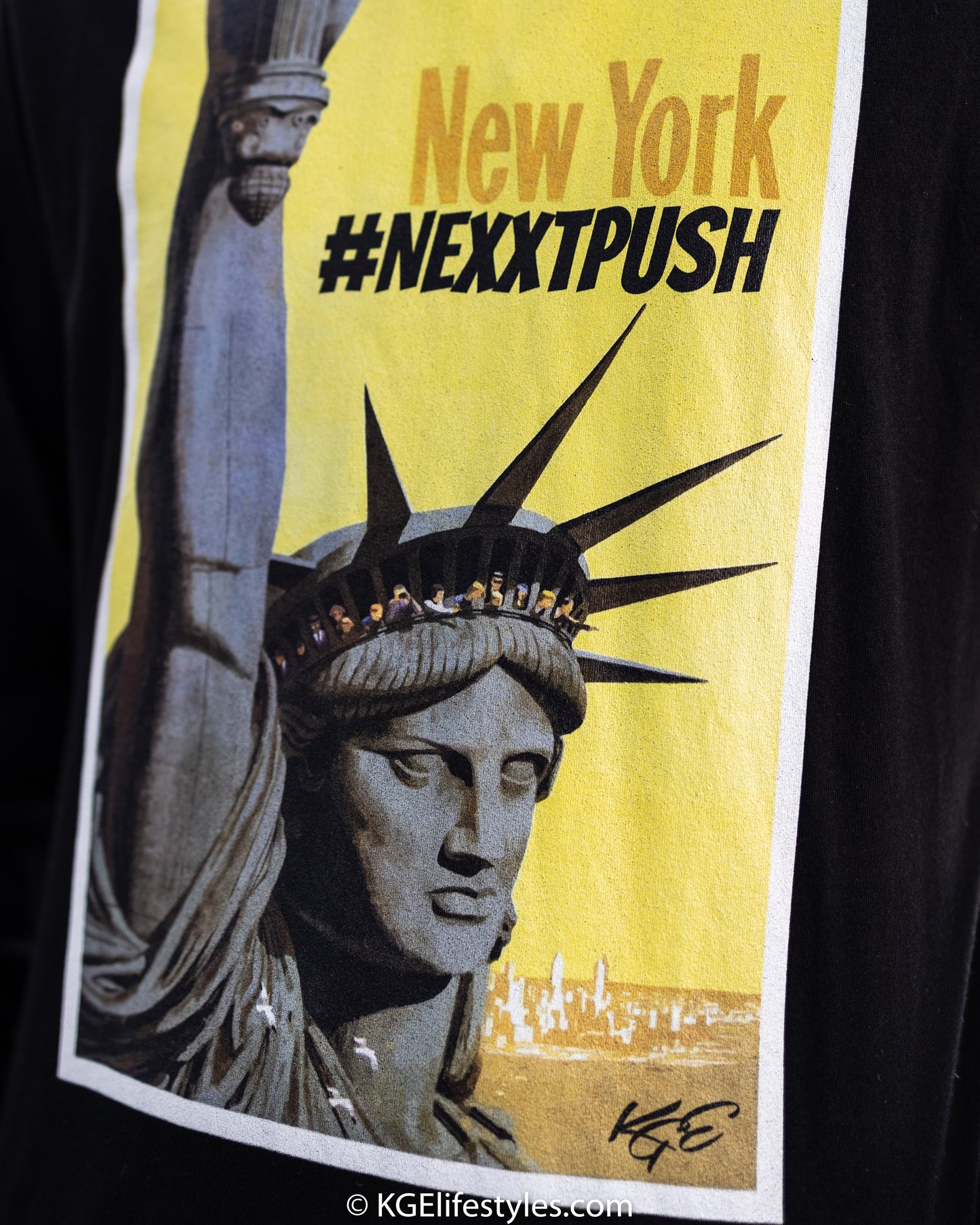 #Nextpush Vintage New York - Premium Unisex Long Sleeve Tee