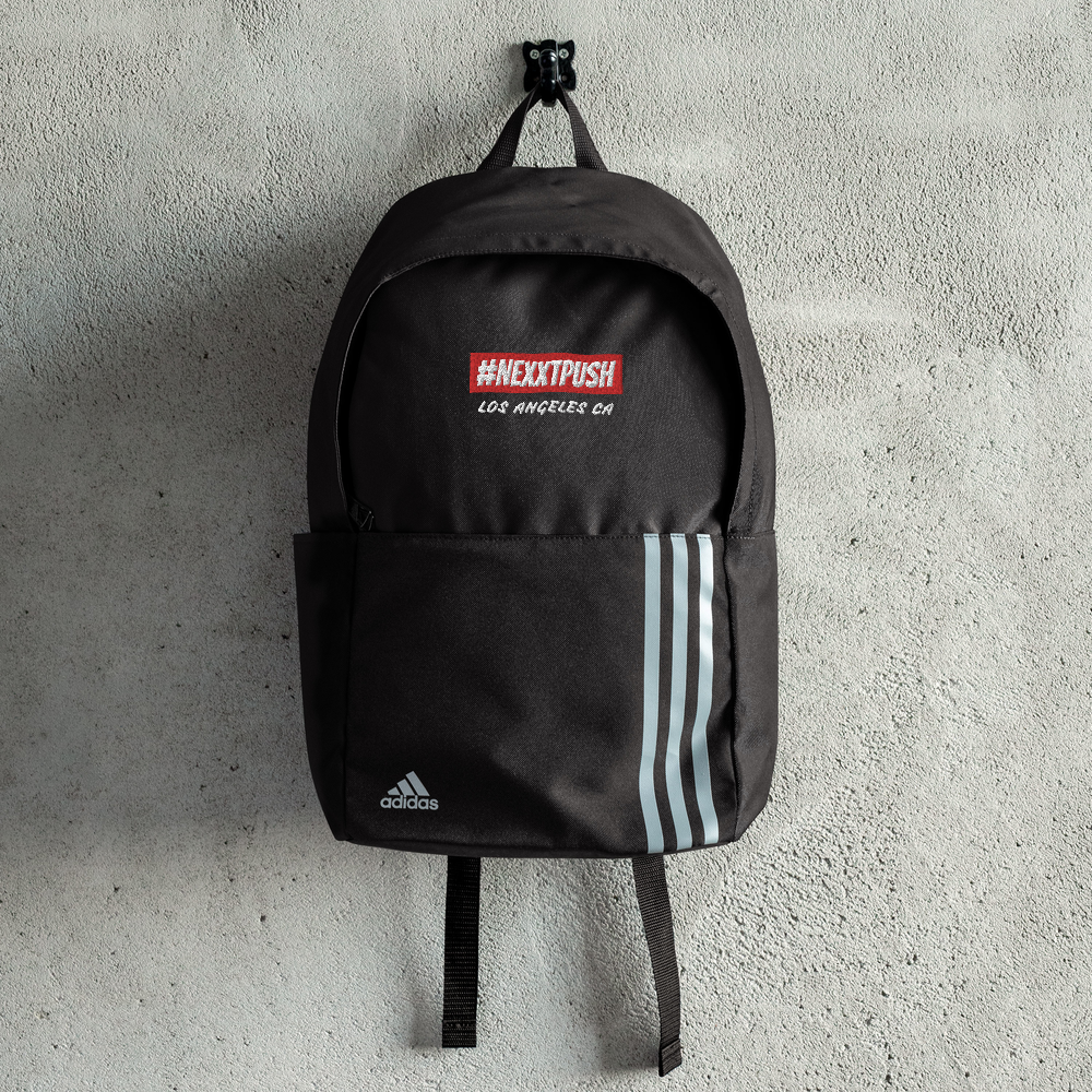 (New) #Nexxtpush | Adidas Collegiate Black backpack (Limited drop)