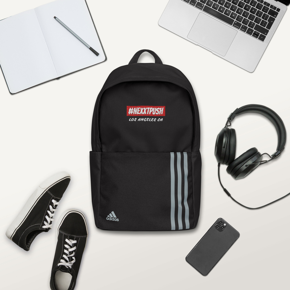 (New) #Nexxtpush | Adidas Collegiate Black backpack (Limited drop)