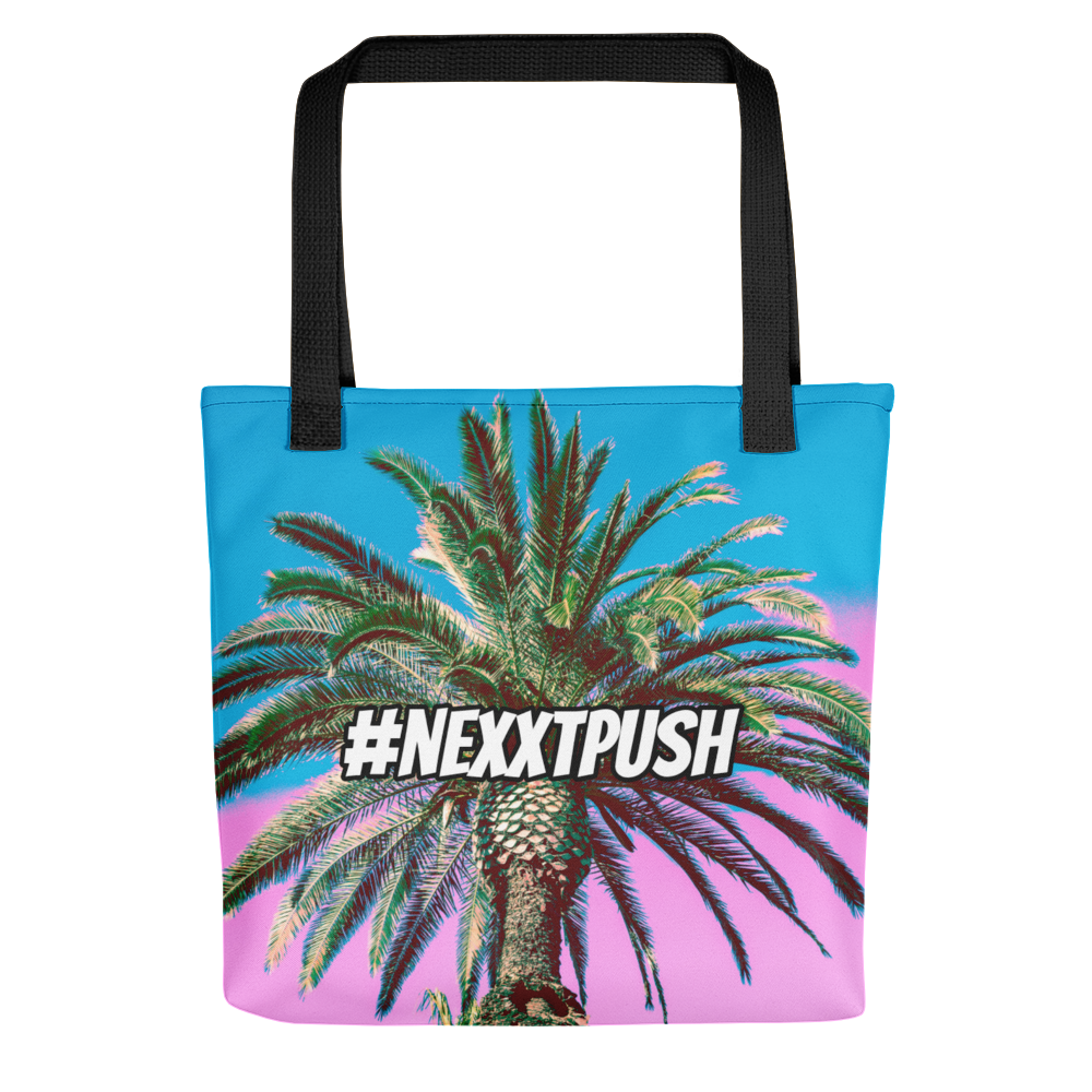 #Nexxtpush - Cotton Candy Palm Tree - Premium Tote bag