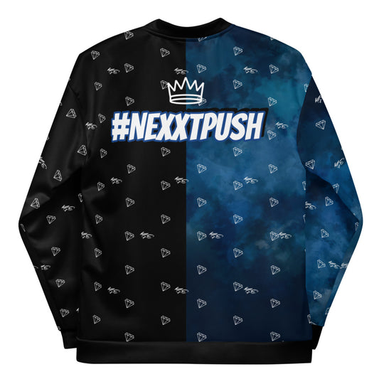 (New) Cut-N-Sew #Nexxtpush Unisex Track Bomber Jacket