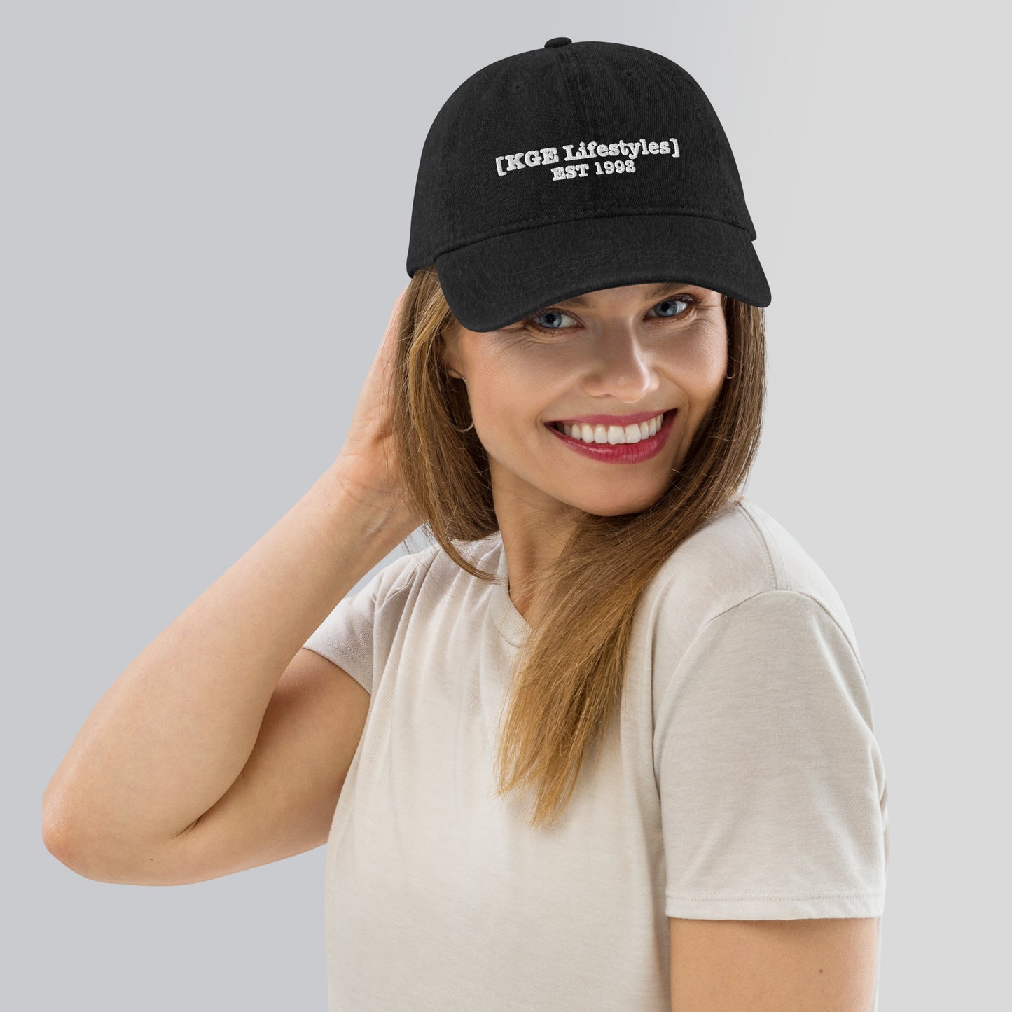 (New) KGE Lifestyles Denim Hat (Low Profile/Dad Hat)