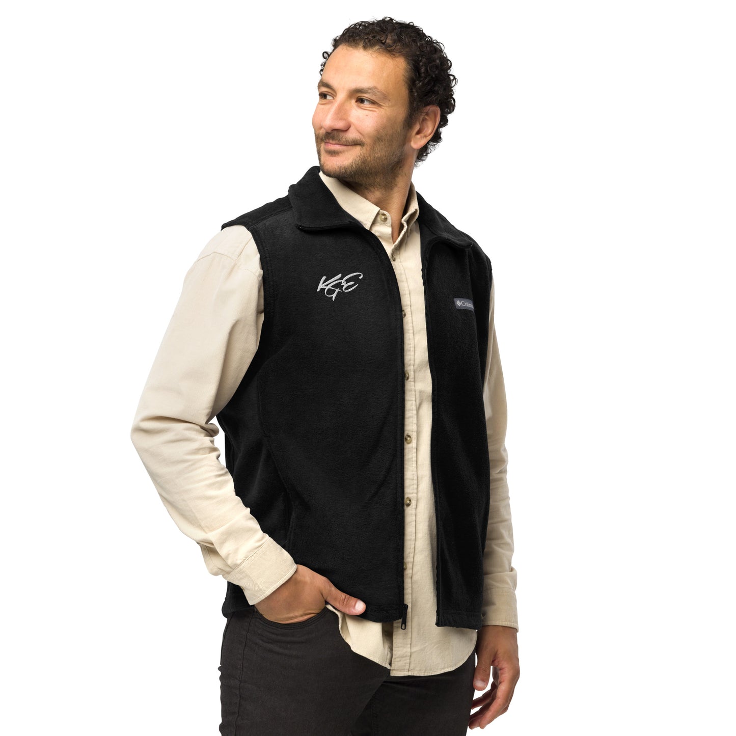 (New) Men’s KGE Columbia fleece vest Sizes (Sizes S-3XL)