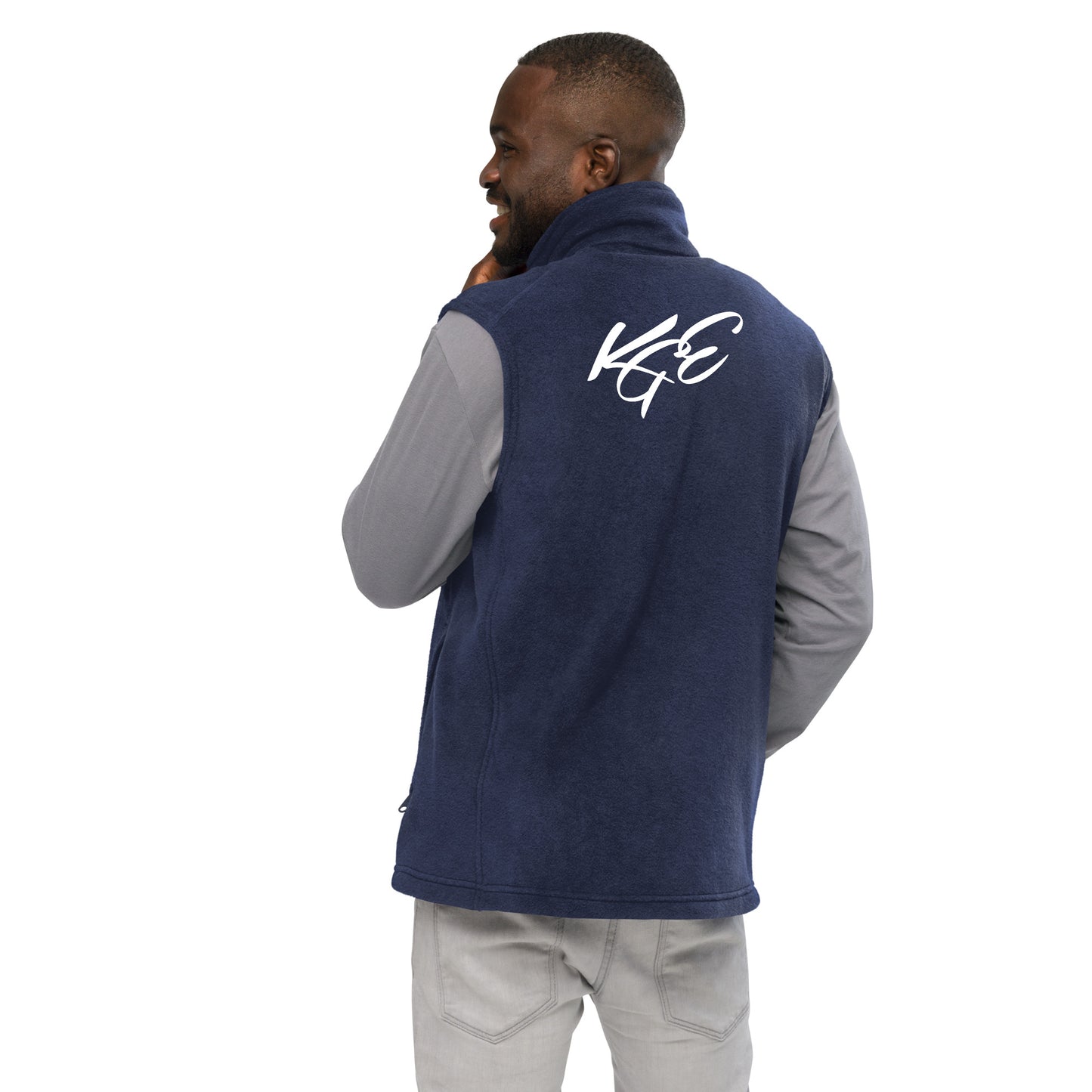 (New) Men’s KGE Columbia fleece vest Sizes (Sizes S-3XL)