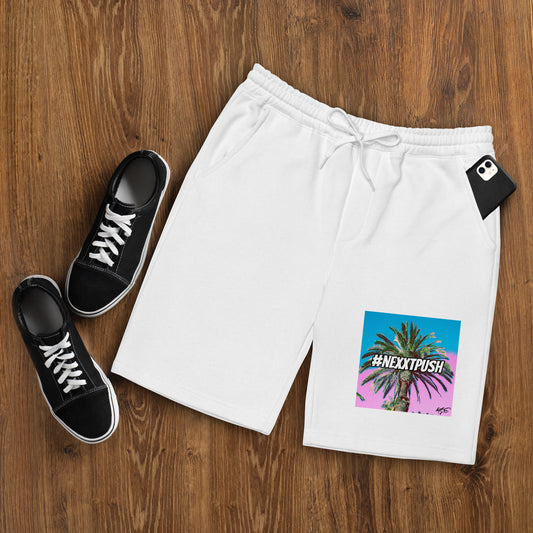 #Nexxtpush Palm Paradise Men's fleece shorts