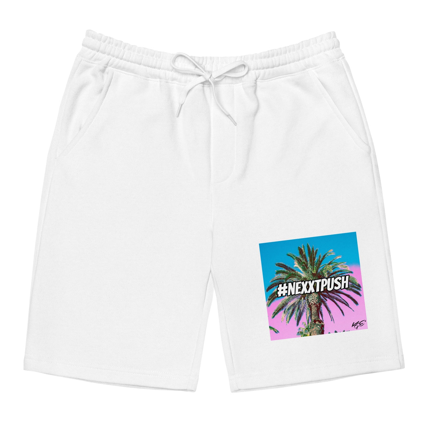 #Nexxtpush Palm Paradise Men's fleece shorts