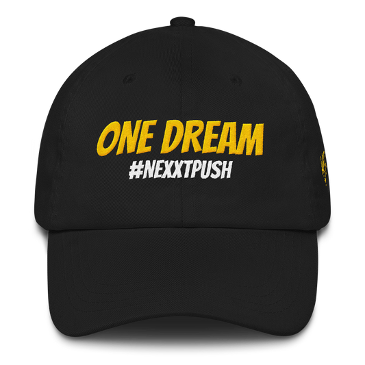Yupoong Dad Hat - One Dream Gold #NEXXTPUSH