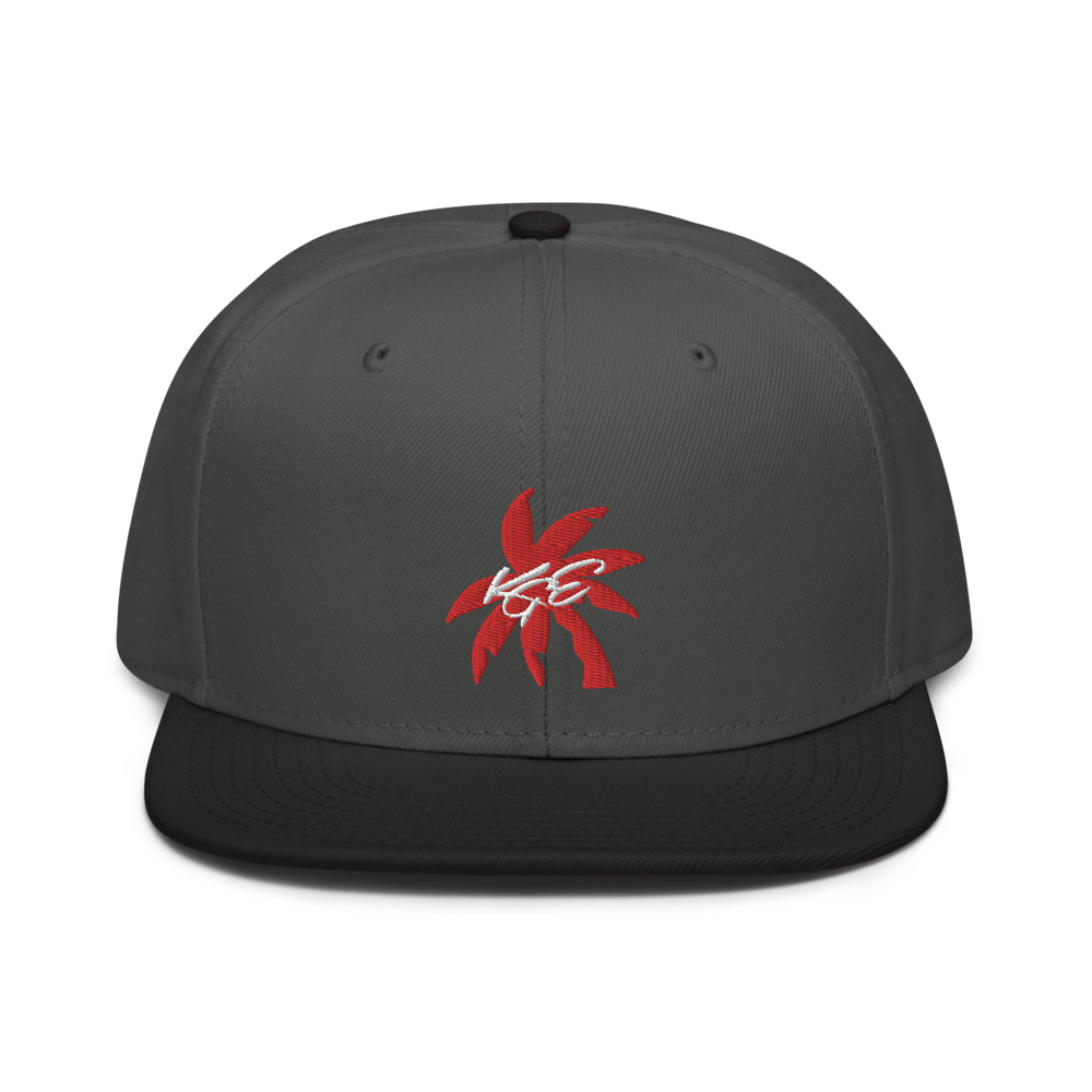 (new) Red KGE Palm Paradise Otto Snapback Hat
