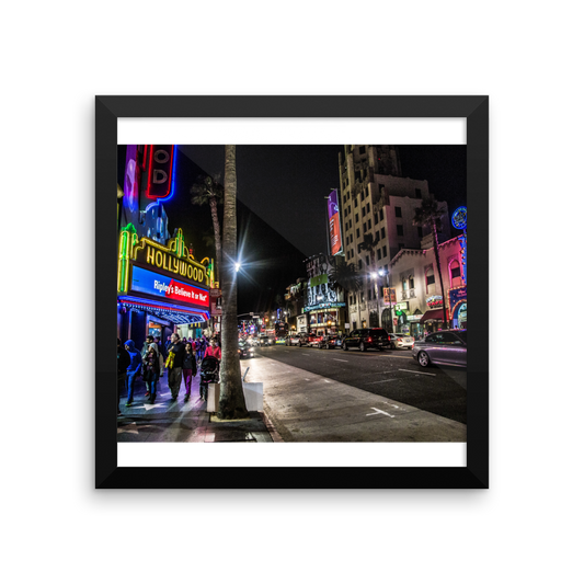 HOLLYWOOD BOULEVARD (Framed)