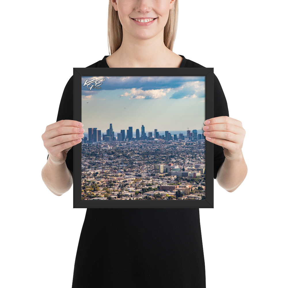 Los Angeles Framed Photo Paper Poster By KGE Photography
