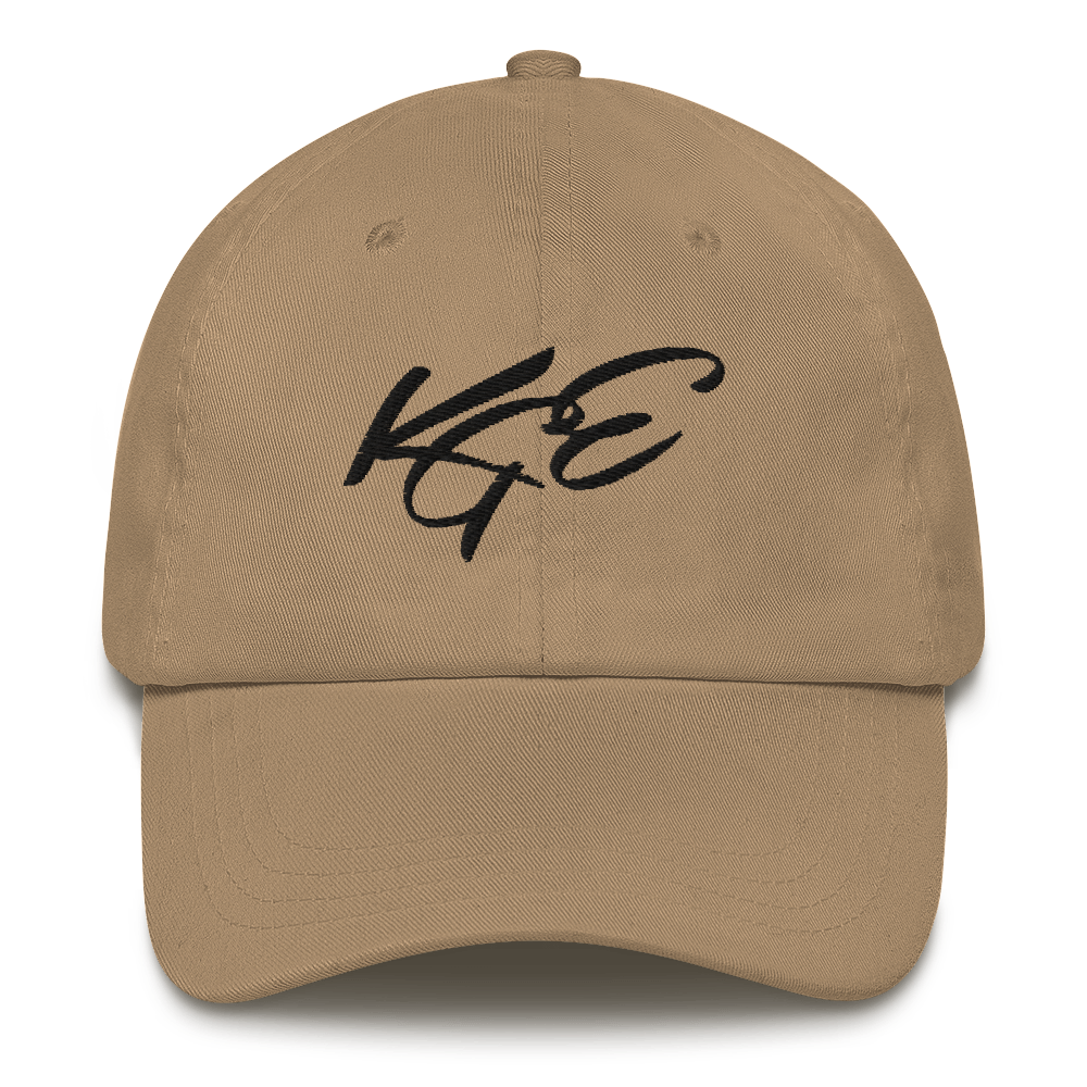 KGE SIGNATURE black letters dad hat