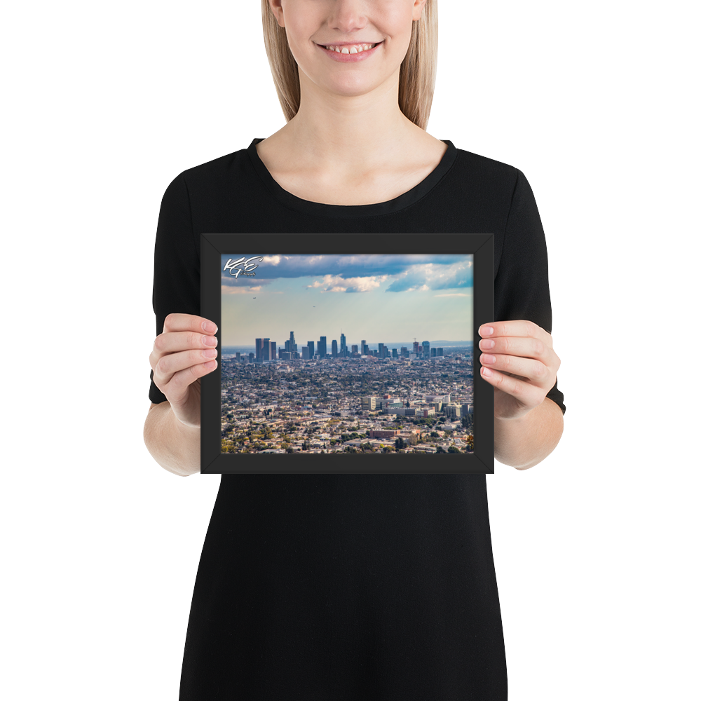 Los Angeles Framed Photo Paper Poster By KGE Photography