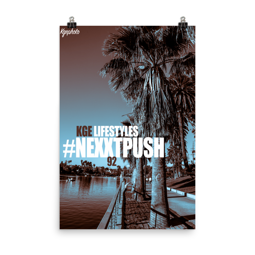 #NEXXTPUSH Echo Park Enhanced Matte Poster