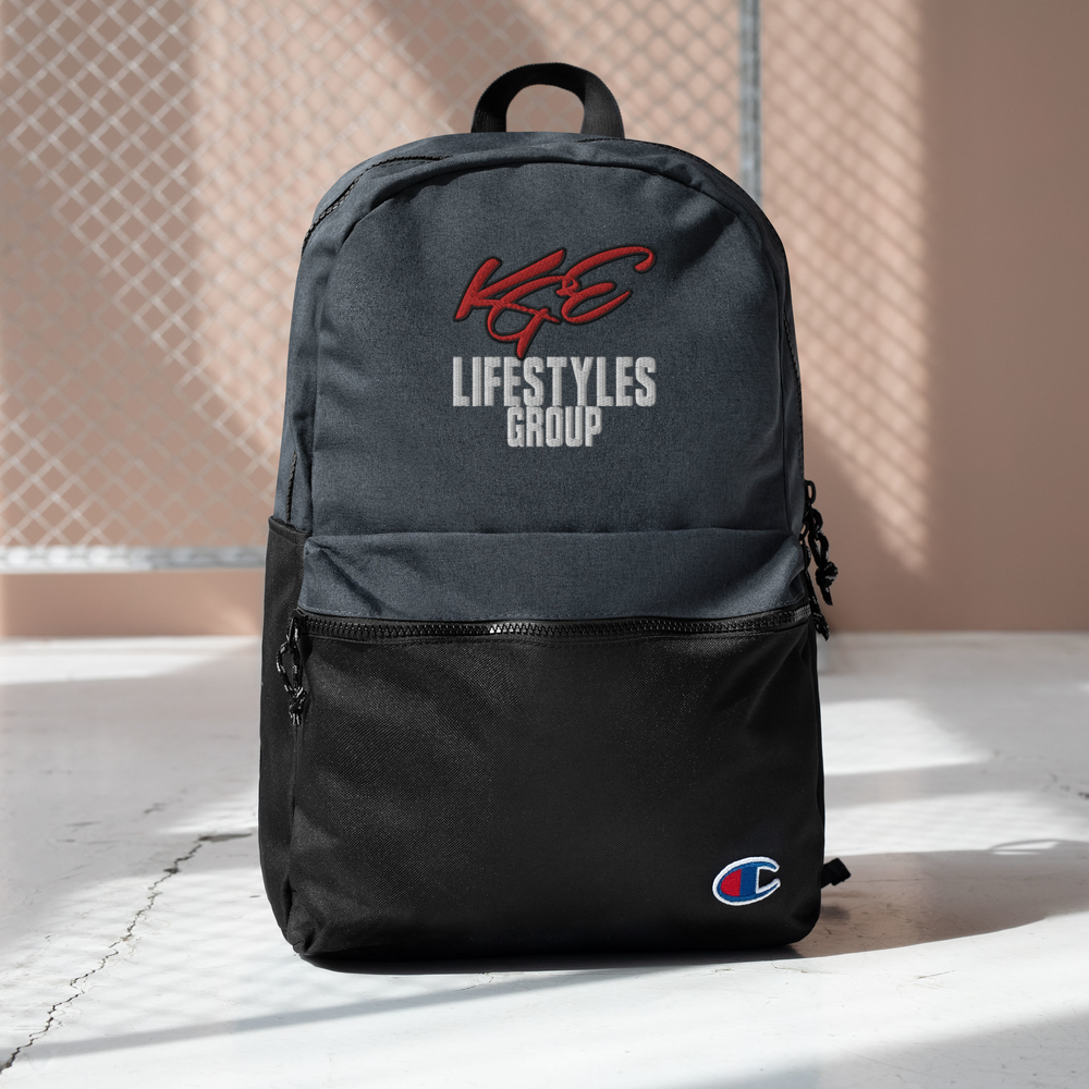 CHAMPION II - KGE LIFESTYLES GROUP'S EMBROIDERED BACKPACK - Limited Edition