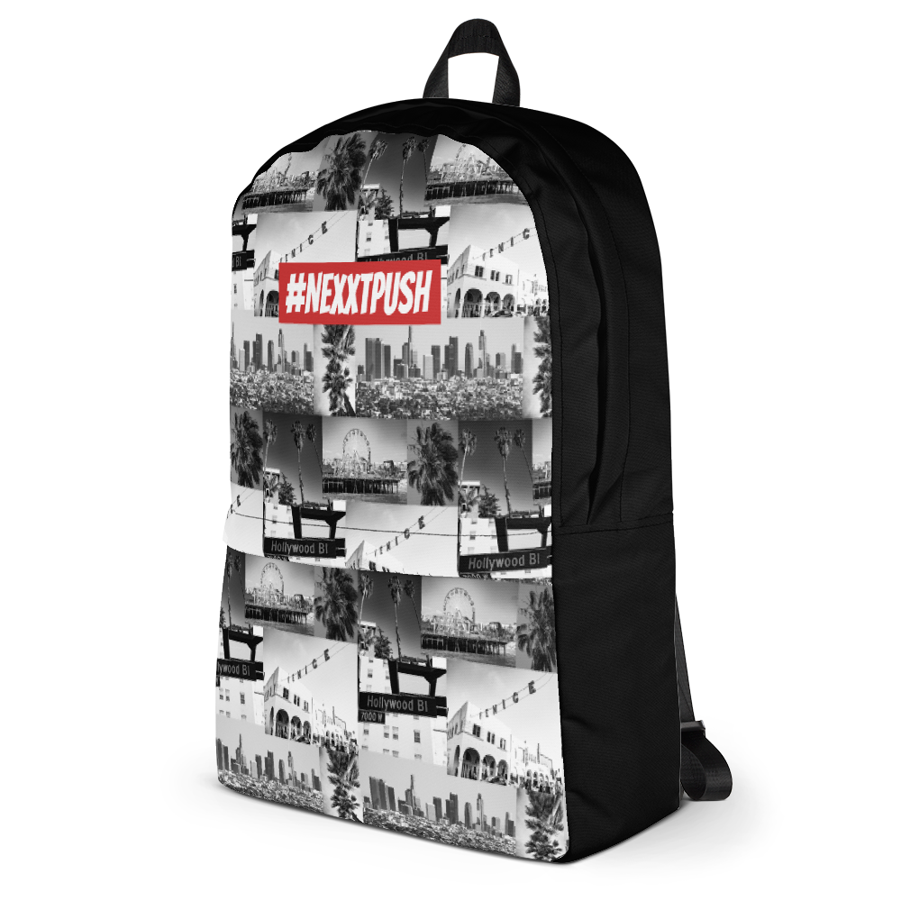 #NEXXTPUSH - Los Angeles Collage - Cut & Sew Backpack