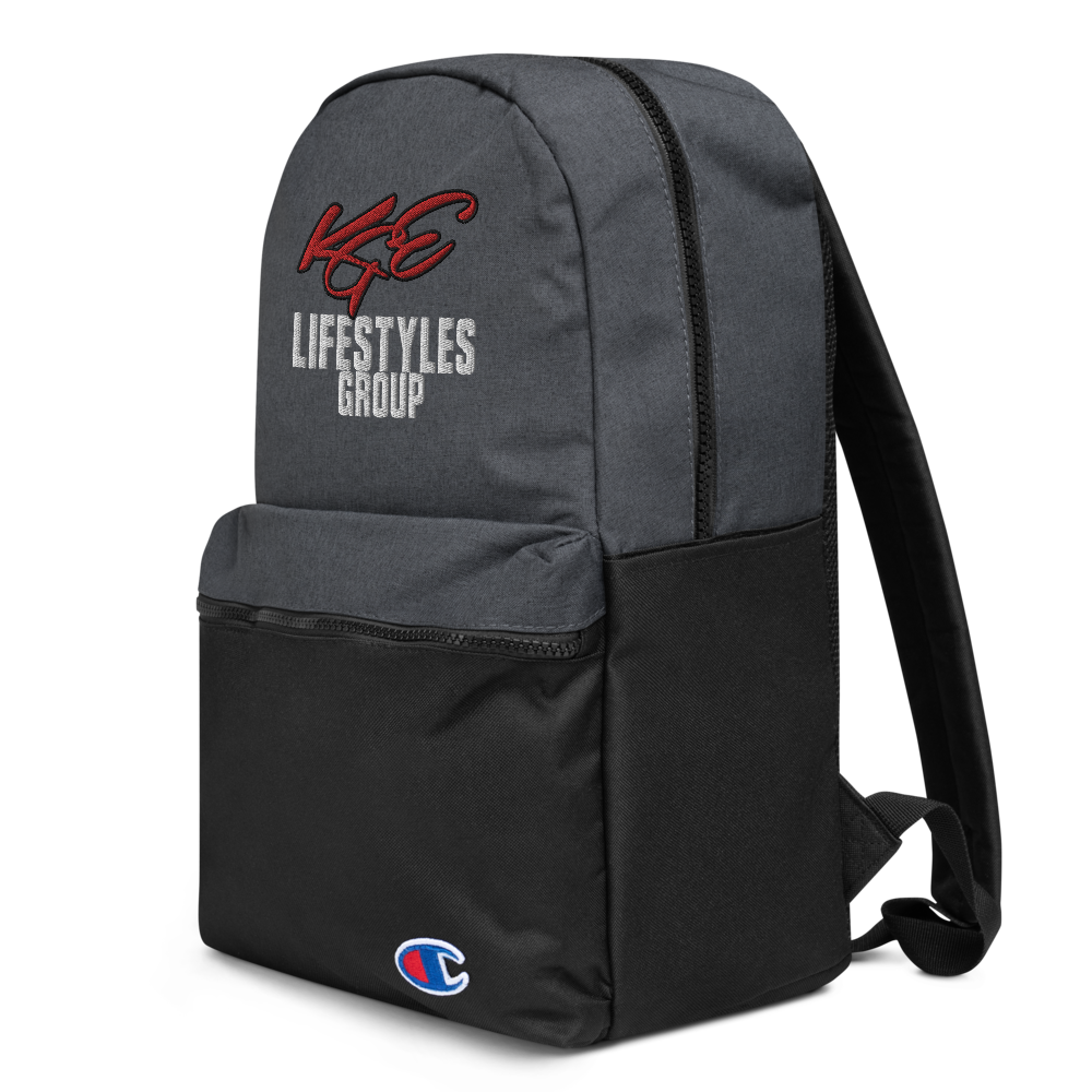 CHAMPION II - KGE LIFESTYLES GROUP'S EMBROIDERED BACKPACK - Limited Edition