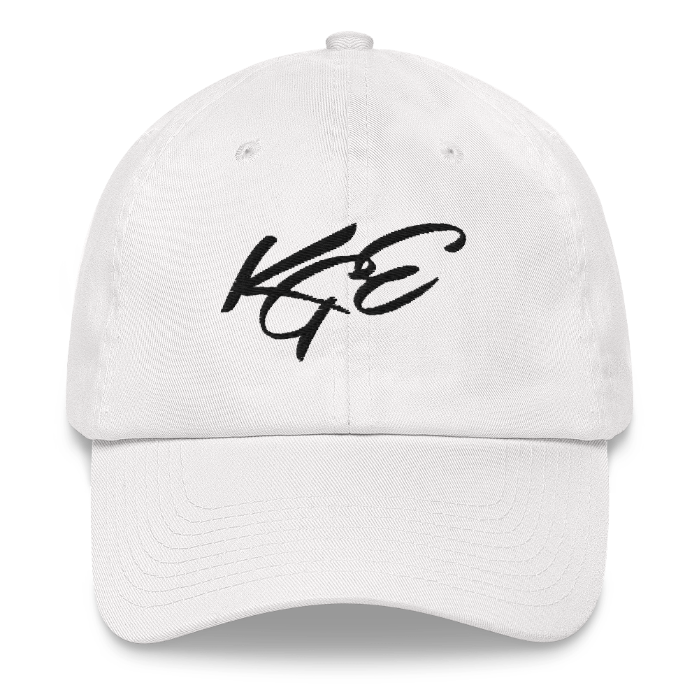 KGE SIGNATURE black letters dad hat