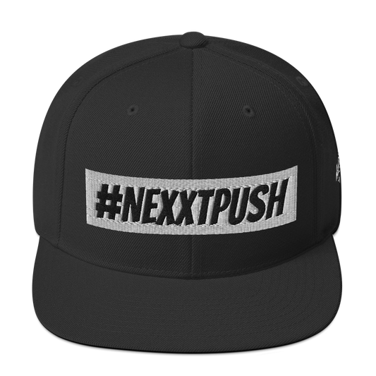 #Nexxtpush White Bar Snapback