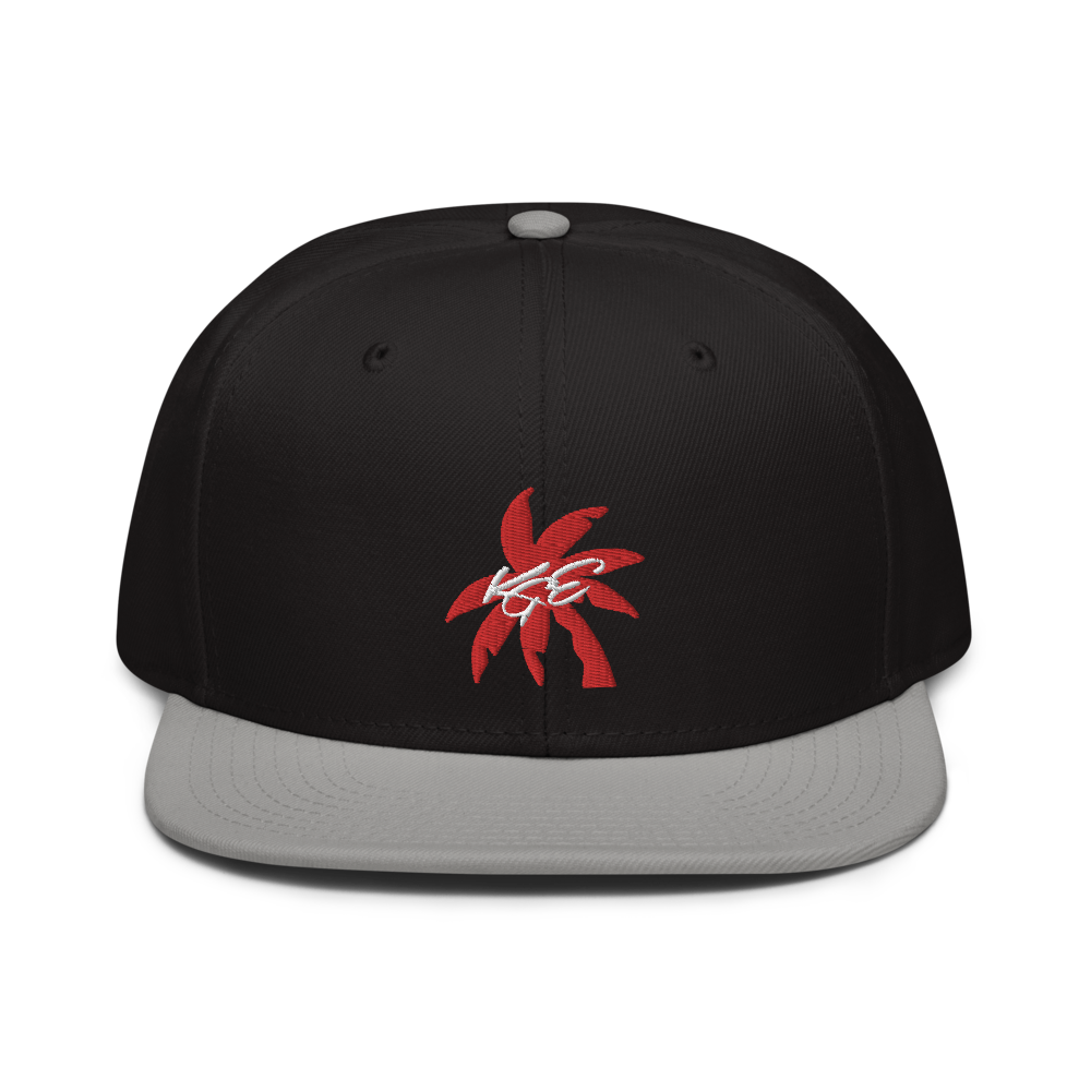 (new) Red KGE Palm Paradise Otto Snapback Hat