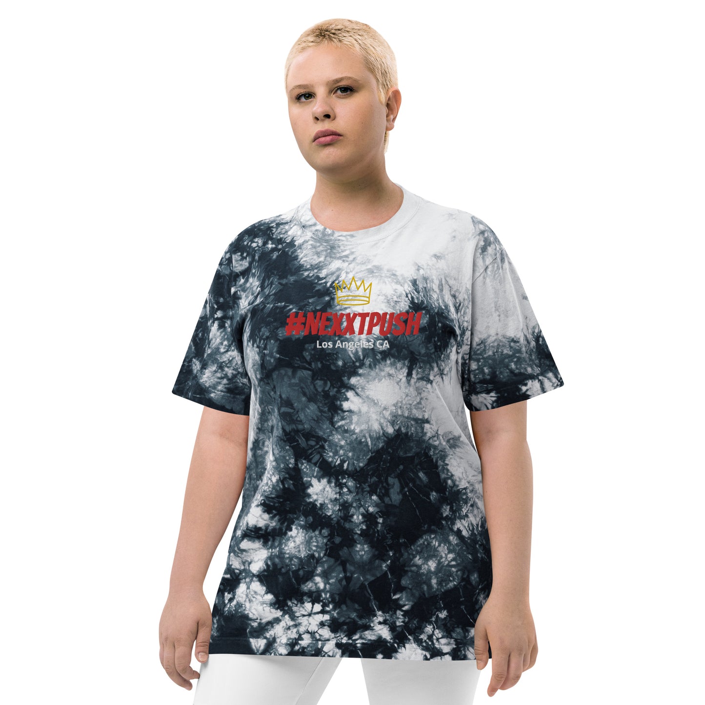 (New) #Nexxtpush | Shaka Wear Oversized tie-dye t-shirt multicolor - Large embroidery 15k–20k Stitch Count