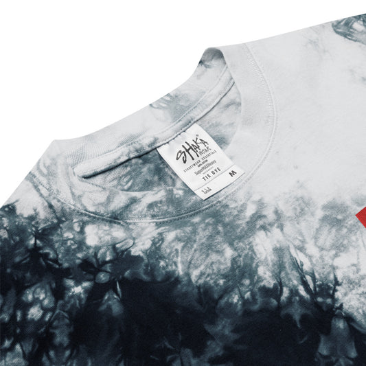#Nexxtpush | Shaka Wear - Storm Back & White Premium Oversized tie-dye t-shirt
