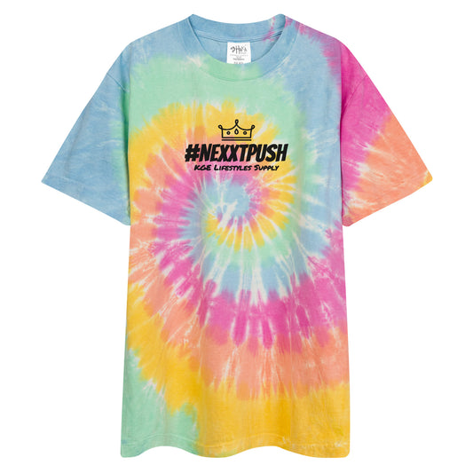 #Nexxtpush | Shaka Wear large embroidery Classic Oversized tie-dye t-shirt