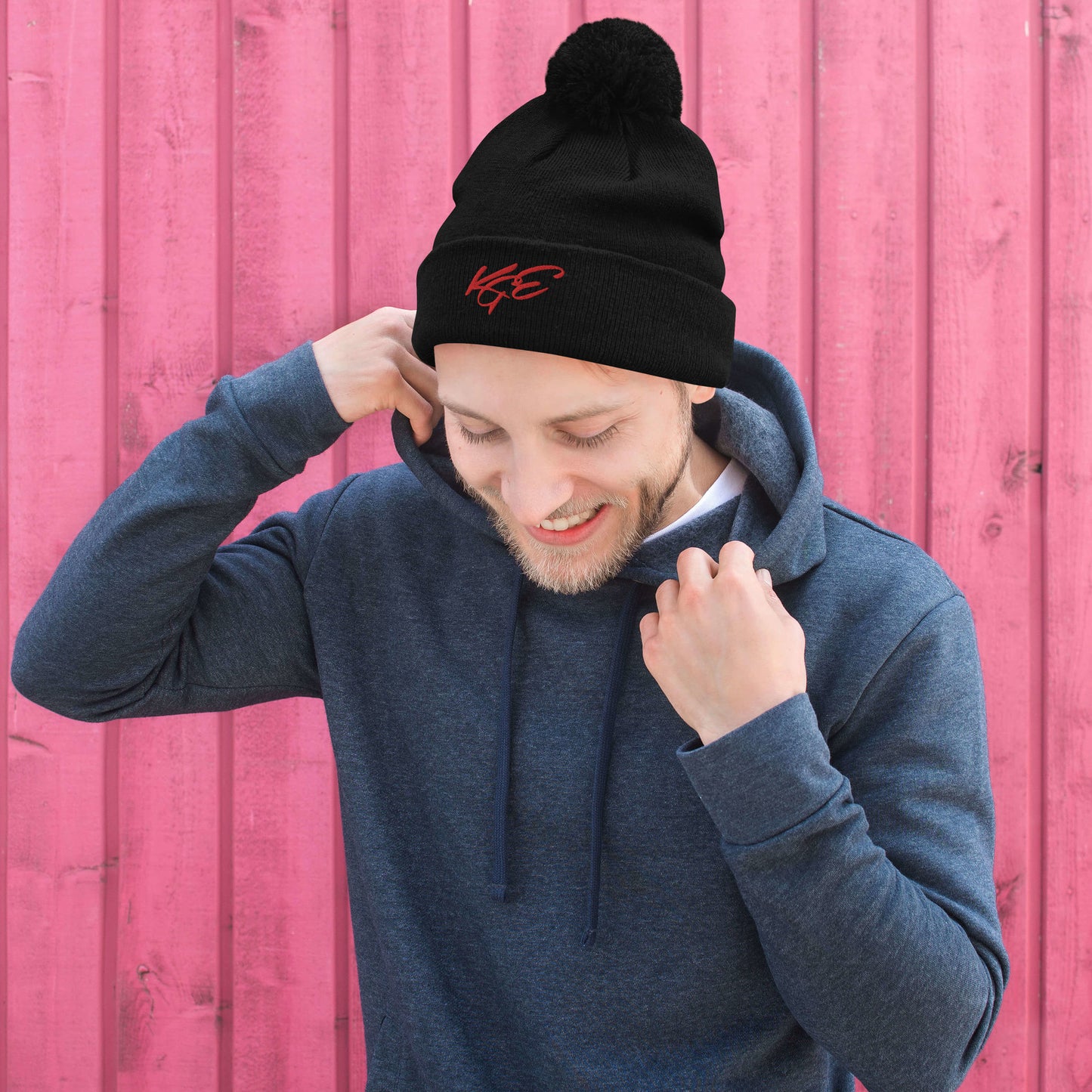 KGE Unlid Cuffed Pom-Pom Beanie