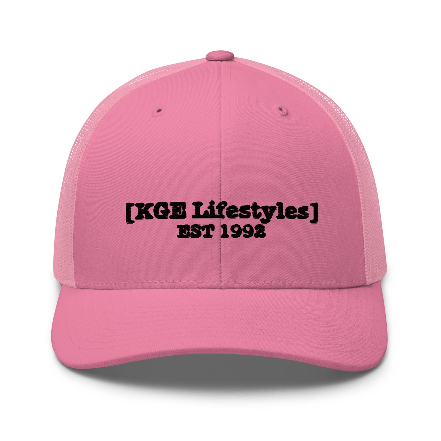 Black KGE Lifestyles Retro - Low Profile Trucker Cap