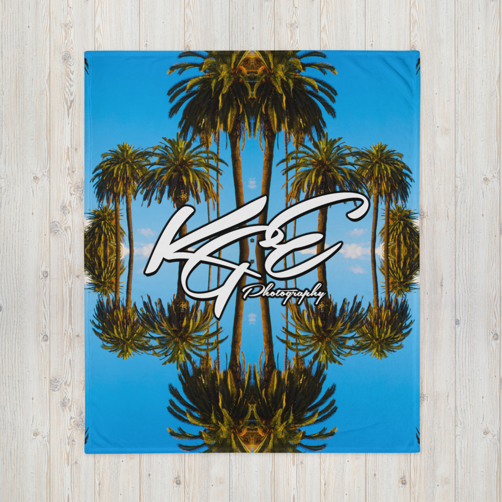 KGE Photography - Escape to  Paradise - High Detailed Print Throw Blanket