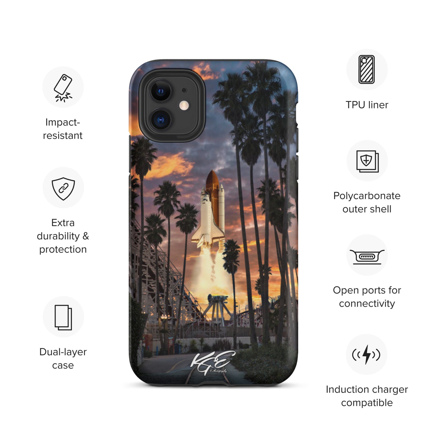 KGE Photography - Space Shuttle Imagination Tough iPhone case