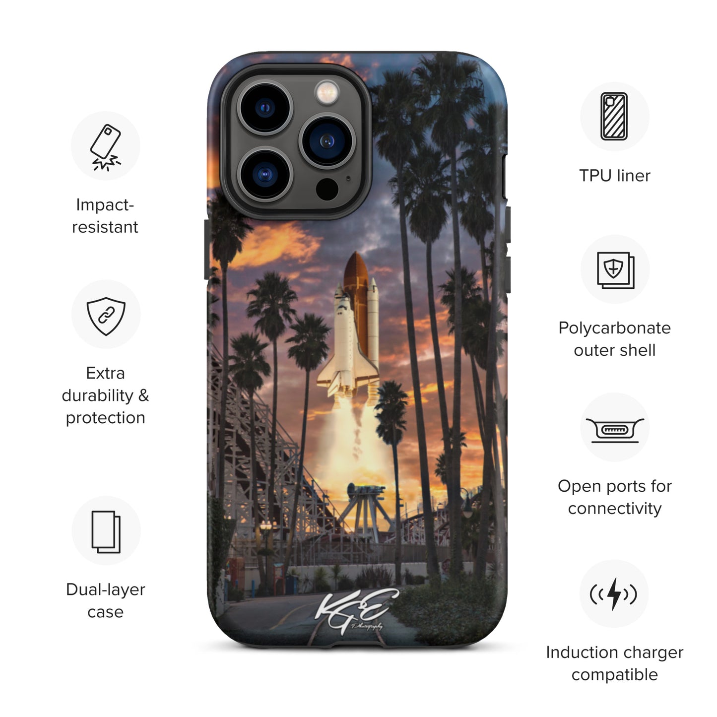 KGE Photography - Space Shuttle Imagination Tough iPhone case