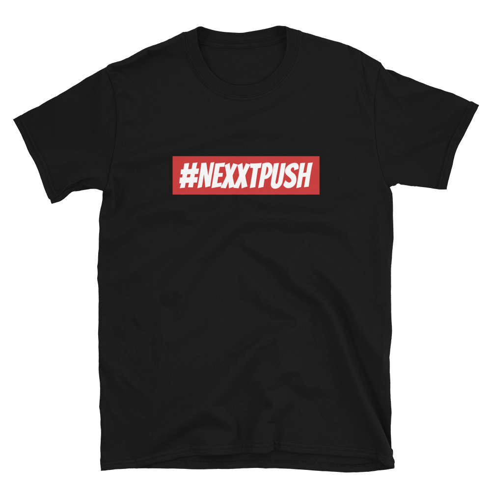 #Nexxtpush Red Logo Short-Sleeve Unisex Original Tee
