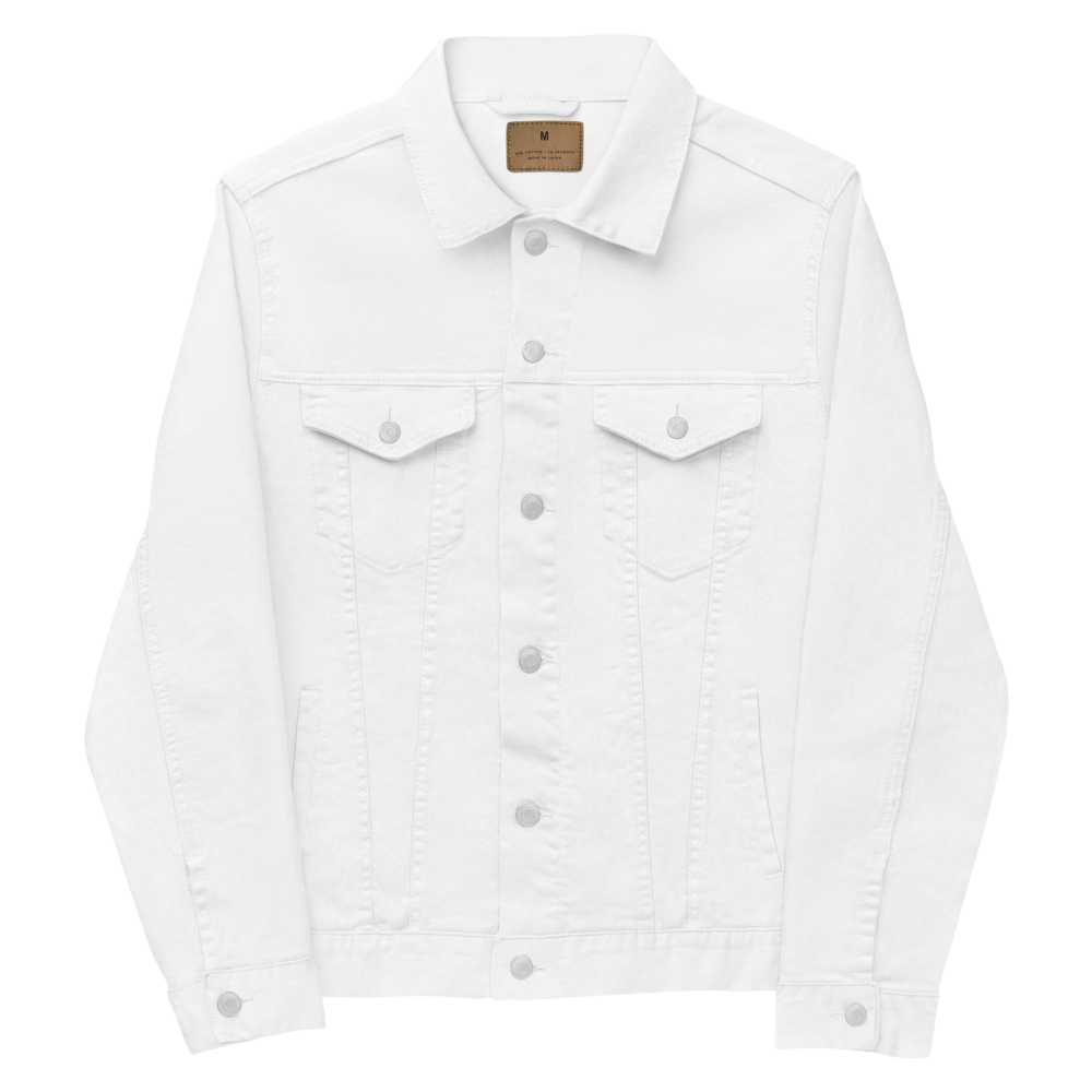 (New) Nexxtpush White denim jacket