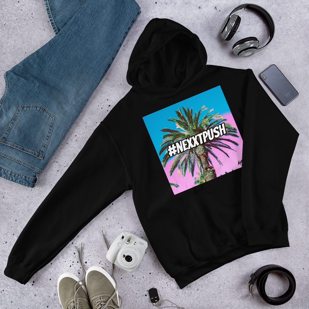 (Last Call) #Nexxtpush - Cotton Candy Palm Tree | Original Unisex Hoodie