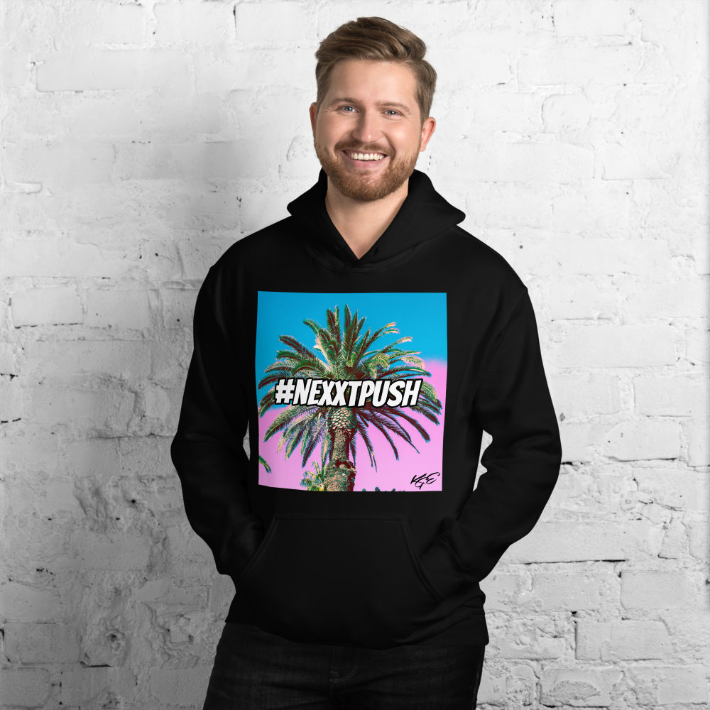 (Last Call) #Nexxtpush - Cotton Candy Palm Tree | Original Unisex Hoodie