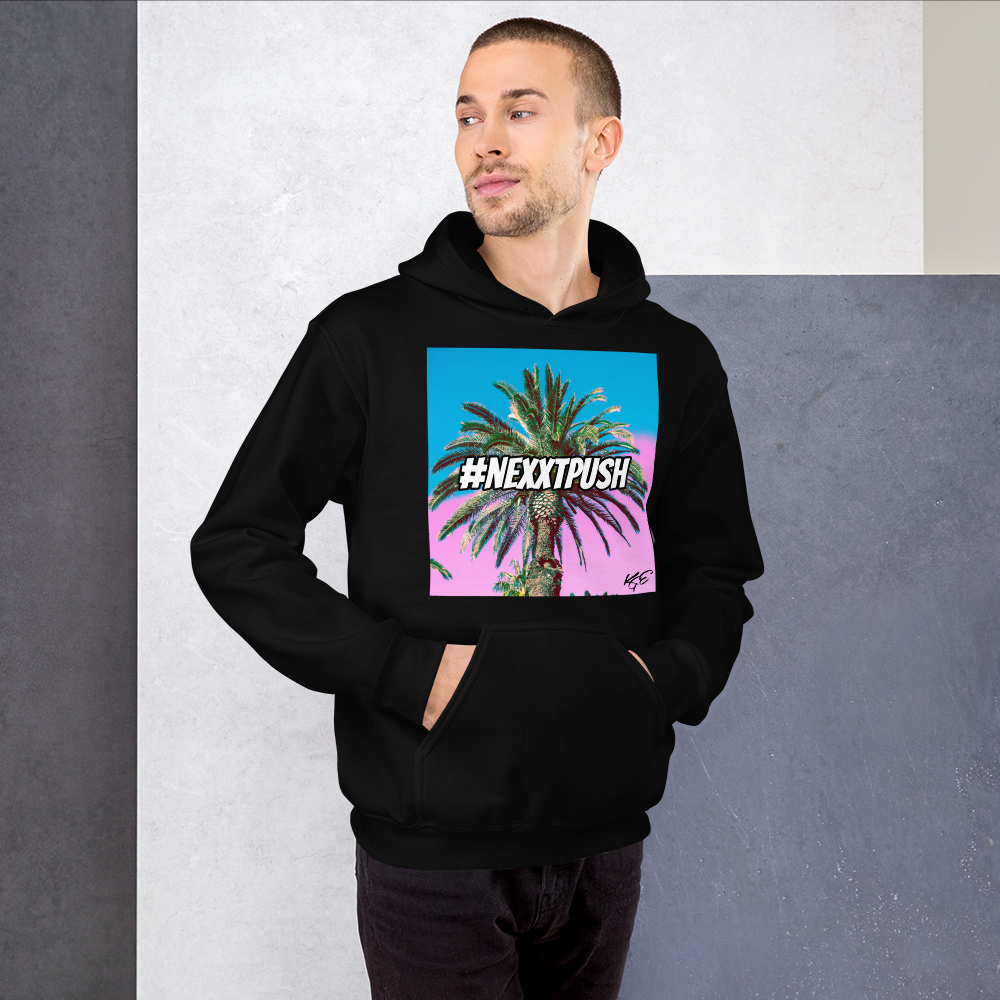 (Last Call) #Nexxtpush - Cotton Candy Palm Tree | Original Unisex Hoodie