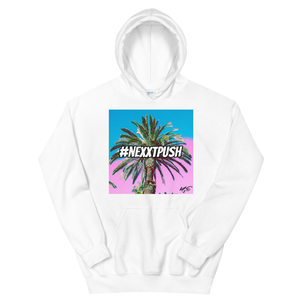 #Nexxtpush Cotton Candy Palm Tree Original Unisex Hoodie