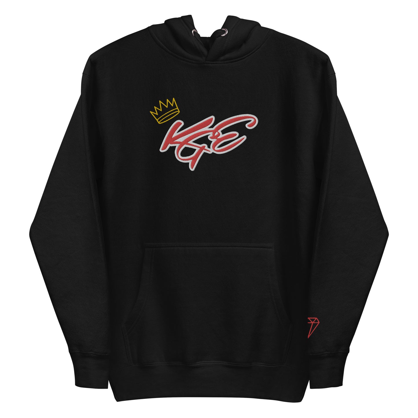 (New) KGE Signature Crown - 20k–25k Stitch Count Embroidered Premium Unisex Hoodie