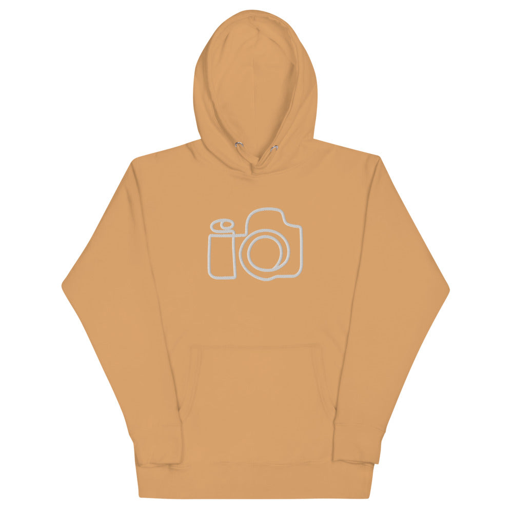 (New) KGE Photography Embroidered Camera Premium Slim Hoodie
