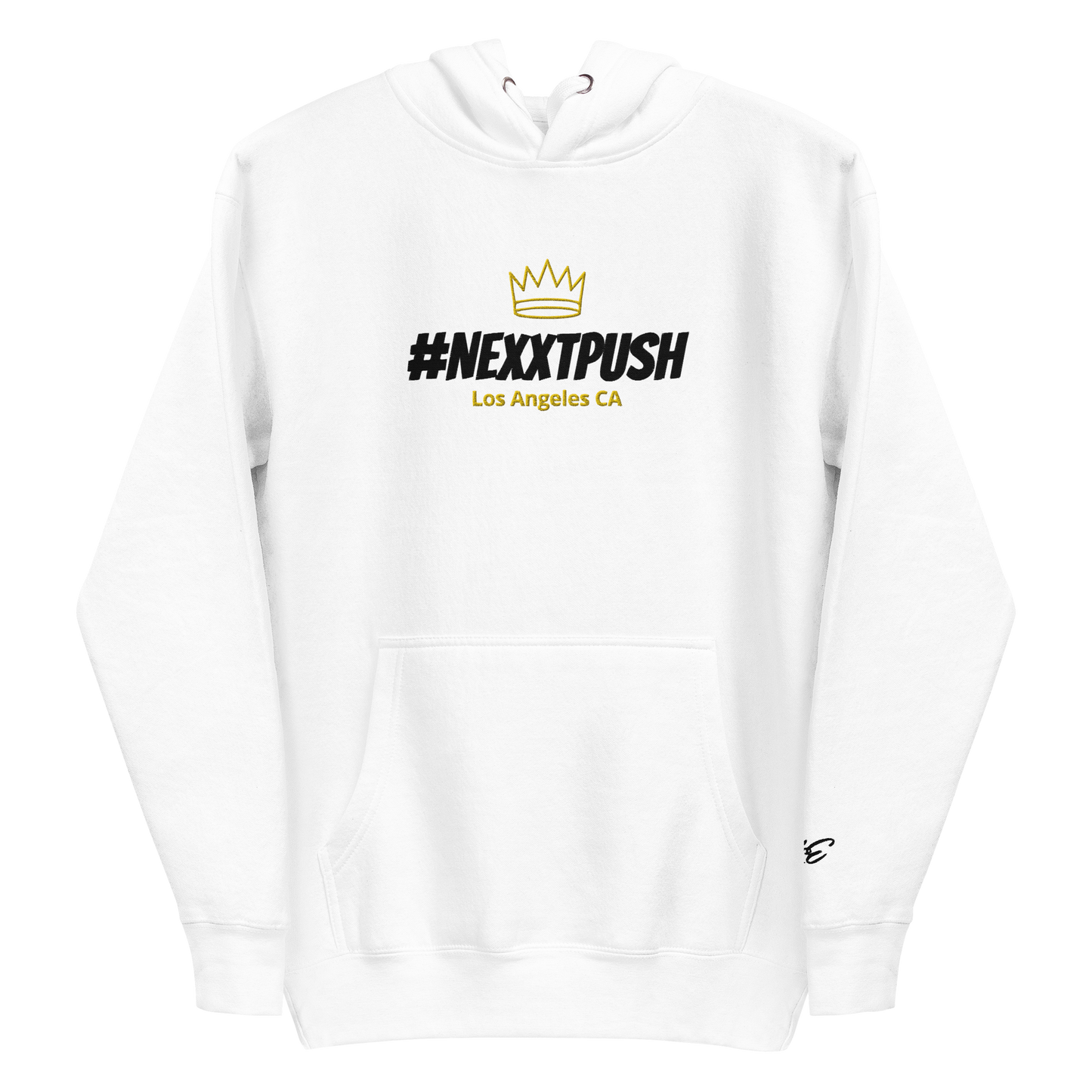 (New) #Nexxtpush Royalty Embroidery Slim Premium Hoodie